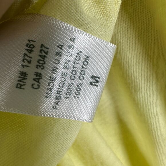 Wildfox Yellow Pink Shell Sleeveless Tank Top Size Medium - Picture 6 of 7